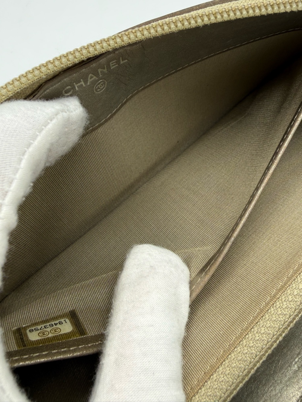 Chanel Boy Quilted Zip Around Wallet with Box - Picture 10 of 15